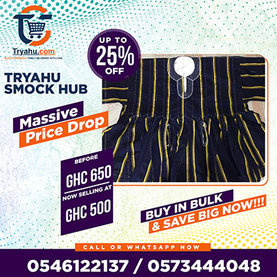 Original Ghanaian Smocks Online | Handcrafted Fugu by Tryahu